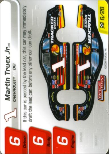 NASCAR Race Day 2006 Series 1 (Base Set) card 6.1 Martin Truex Jr.