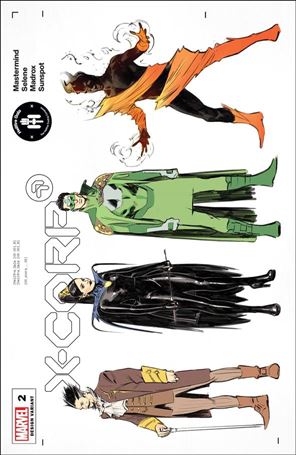 X-Corp issue 2-C Alberto Foche Character Design Cover