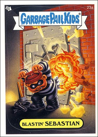 Garbage Pail Kids All-New Series 4 (Base Set) card 23a Blastin' Sebastian
