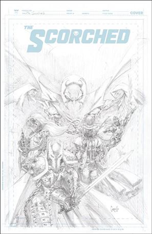 Scorched issue 1.00-H Greg Capullo 1:50 Sketch Cover