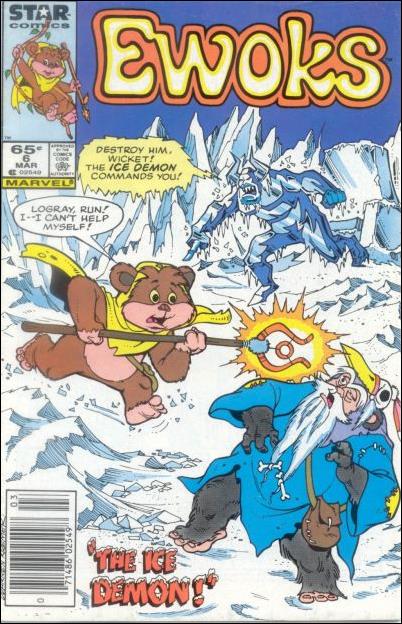 Ewoks issue 6-B Newsstand Cover