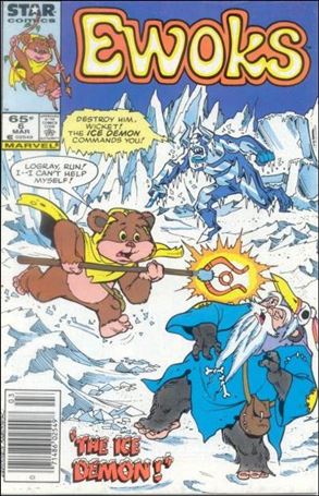 Ewoks issue 6-B Newsstand Cover