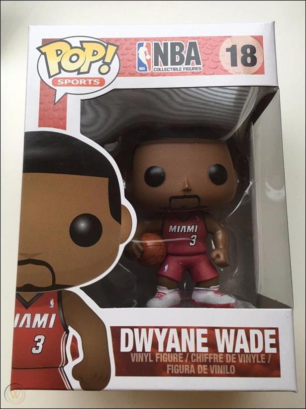 Pop! Basketball figure 18 Dwyane Wade