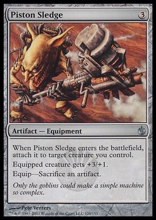 Magic the Gathering: Mirrodin Besieged (Base Set) card 124 Piston Sledge
