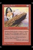 Magic the Gathering: Mirage (Base Set) card 192 Spitting Earth