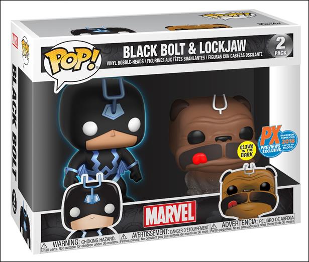 POP! Marvel Multi-Packs figure nn15 Black Bolt & Lockjaw