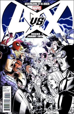 Avengers vs X-Men issue 1-F Jim Cheung Party Cover