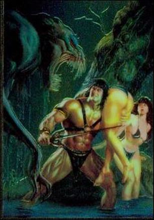 Conan II (Base Set) card 40 Savage Sword #165
