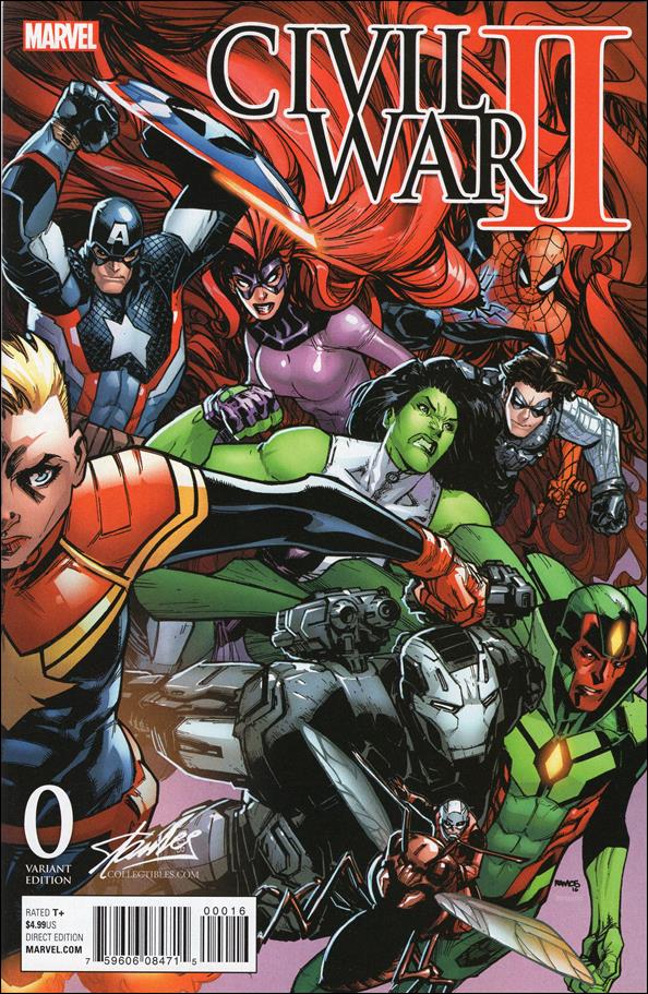 Civil War II issue 0-G Humberto Ramos Stan Lee Collectibles Cover