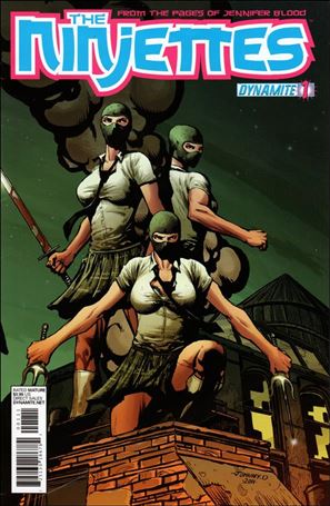 Ninjettes issue 1-B Johnny Desjardins Cover