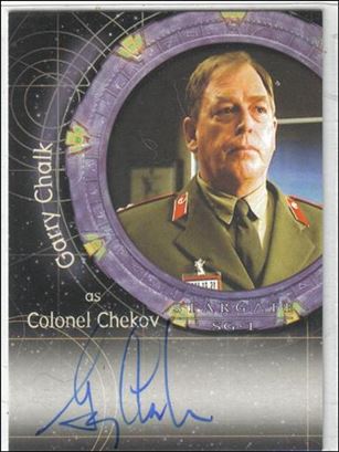 Stargate SG-1: Season 6 (Autograph Subset) card A29 Gary Chalk as Colonel Chekov