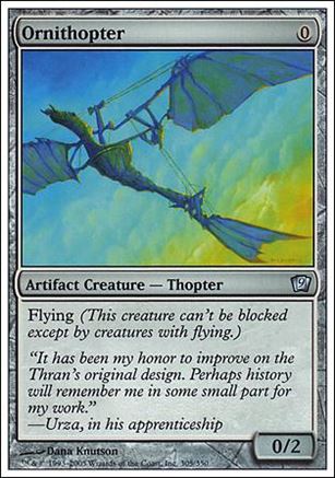 Magic the Gathering: 9th Edition (Base Set) card 305 Ornithopter