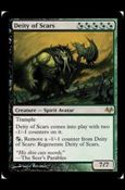 Magic the Gathering: Eventide (Base Set) card 118 Deity of Scars