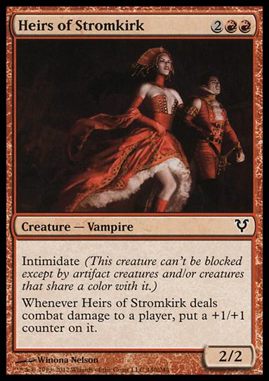 Magic the Gathering: Avacyn Restored (Base Set) card 140 Heirs of Stromkirk