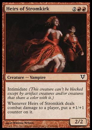 Magic the Gathering: Avacyn Restored (Base Set) card 140 Heirs of Stromkirk