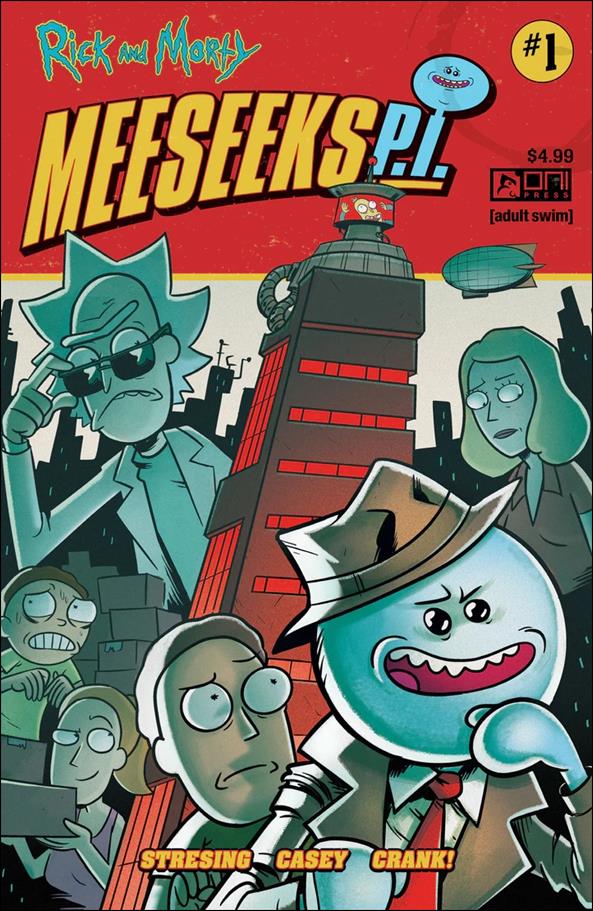 Rick And Morty: Meeseeks, P.I. issue 1 Fred C. Stressing Cover