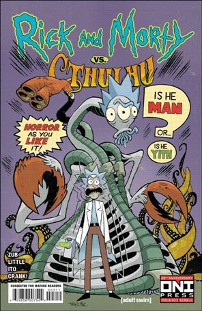 Rick and Morty vs Cthulhu issue 3 Troy Little Cover