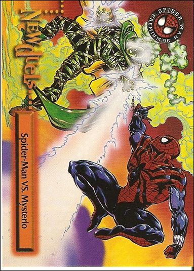 Spider-Man Premium: Eternal Evil (Base Set) card 52 Spider-Man vs Mysterio