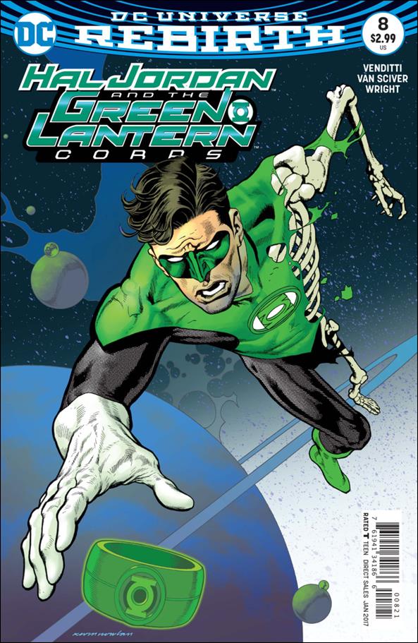 Hal Jordan and the Green Lantern Corps issue 8-B Kevin Nowlan Cover