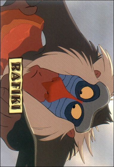 Lion King: Series 1 (Base Set)  card 72 Rafiki (Character Card)
