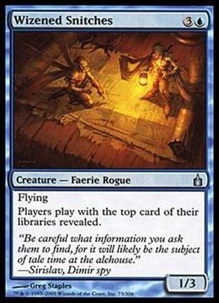 Magic the Gathering: Ravnica (Base Set)  card 75 Wizened Snitches