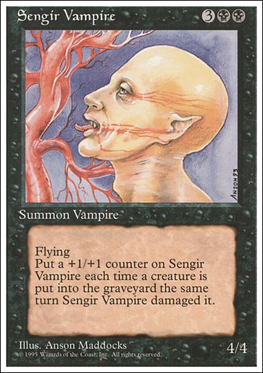Magic the Gathering: 4th Edition (Base Set) card 160 Sengir Vampire