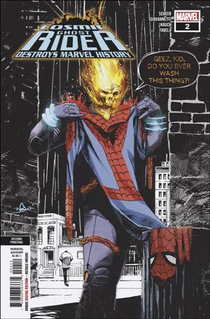 Cosmic Ghost Rider Destroys Marvel History issue 2-C Gerardo Zaffino Cover (2nd Printing)
