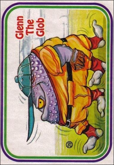 Awsome! All-Stars (Base Set) card 29-B Glenn The Glob / Puzzle Back