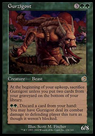 Magic the Gathering: Torment (Base Set) card 126 Gurzigost
