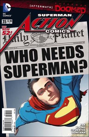 Action Comics (2011) issue 35 Aaron Kuder Cover