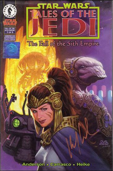 Star Wars: Tales of the Jedi - Fall of the Sith Empire issue 1-C Wizard AE Cover (Signed by K. Anderson)