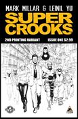 Supercrooks issue 1-C Leinil Francis Yu Sketch Cover (2nd Printing)