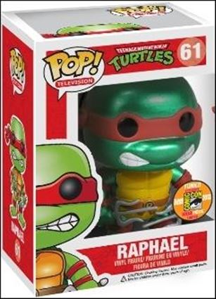 POP! Television figure 61-B Raphael (Metallic) SDCC