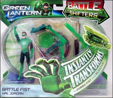 Green Lantern (Movie): Battle Shifters figure 1 Battle Fist Hal Jordan