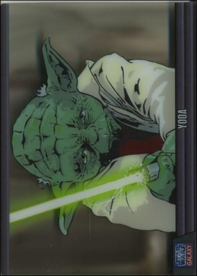 Star Wars Galaxy: Series 7 (Cel Subset) card 9 Yoda
