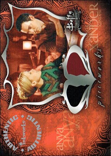 Buffy the Vampire Slayer: Connections (Pieceworks Dual Costume Subset) card PWC2 Emma Caulfield And Nicholas Brendan Outfits