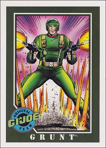 G.I. Joe (Base Set) card 43 Grunt