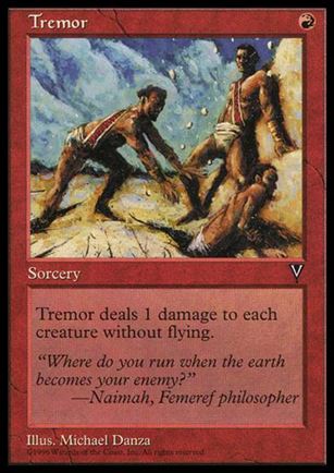 Magic the Gathering: Visions (Base Set) card 99 Tremor