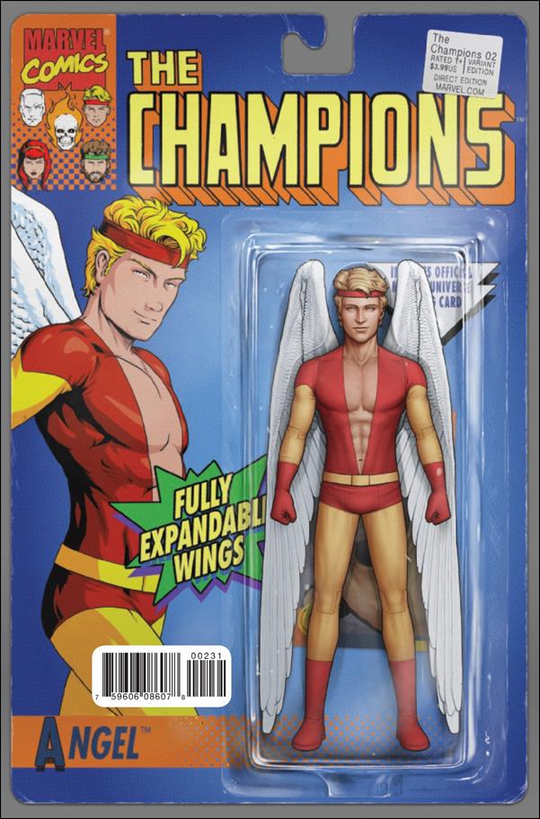 Champions (2016) issue 2-C John Tyler Christopher Classic Action Figure Cover