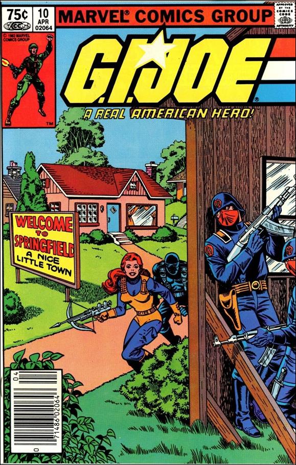 G.I. Joe: A Real American Hero issue 10-D Canadian Price Cover