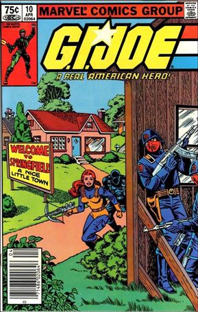 G.I. Joe: A Real American Hero issue 10-D Canadian Price Cover