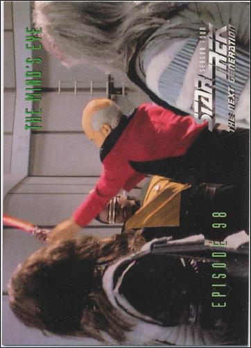 Star Trek: The Next Generation - The Episode Collection Season Four (Base Set) card 393 The Mind's Eye, Episode 98C