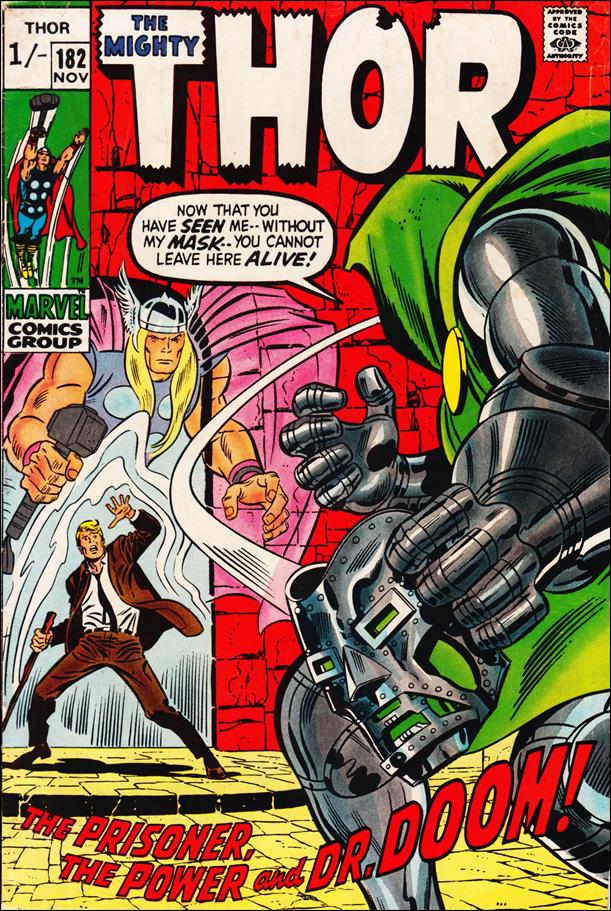 Thor (1966) issue 182-B UK Price Cover