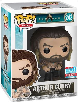 POP! Heroes figure 243-B Arthur Curry Fall Convention Exclusive
