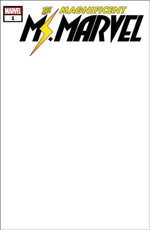 Magnificent Ms. Marvel issue 1-B Blank/Sketch Cover