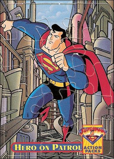 Superman Action Packs (Puzzle Subset) card Pz5 Hero on Patrol