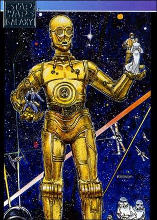 Star Wars Galaxy: Series 1 (Factory Base Set) card 111 Jean 'Moebius' Giraud
