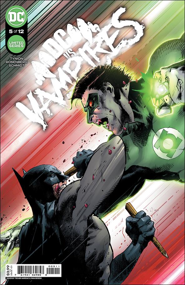 DC vs Vampires issue 5 Trevor Hairsine Cover