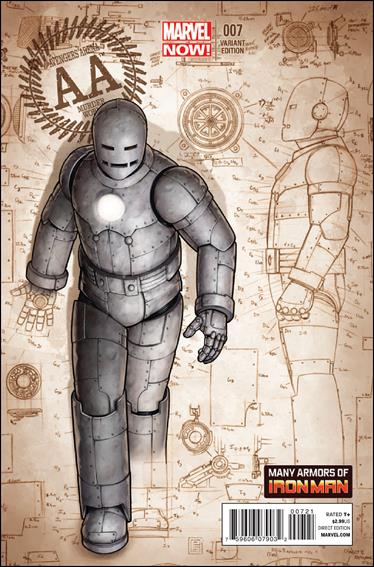 Avengers Arena issue 7-B JTC 1:20 "Many Armors of Iron Man" Cover