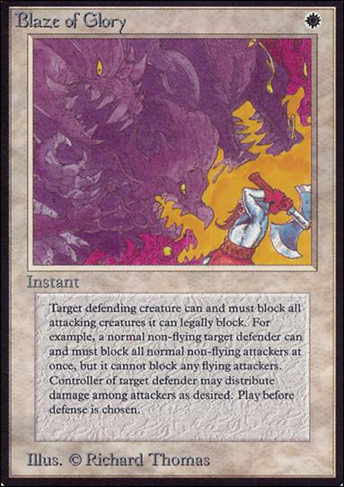 Magic the Gathering: Limited Edition Alpha (Base Set) card 6 Blaze of Glory